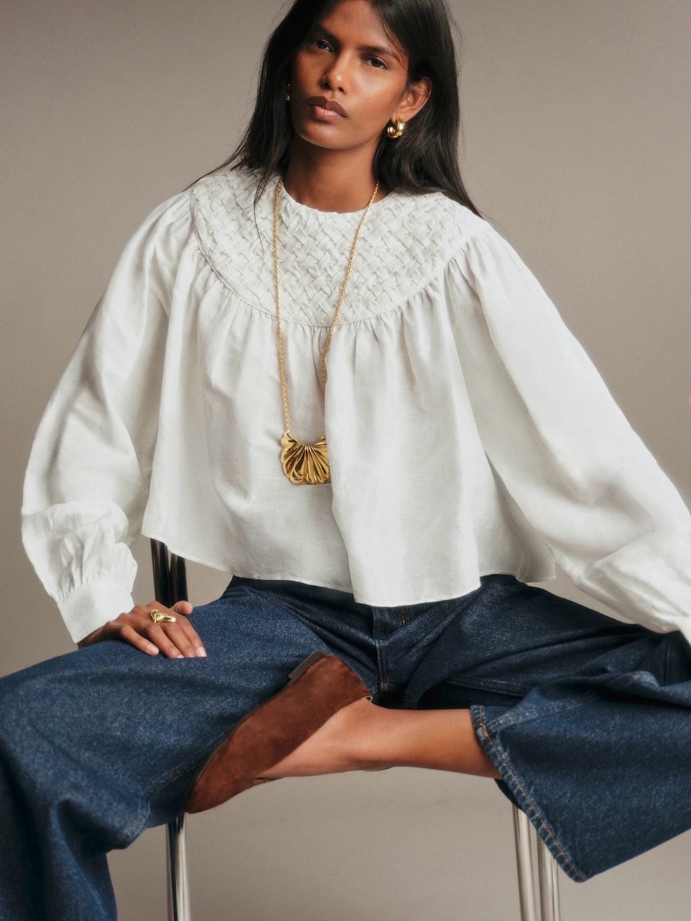 NWT Sezane LALY BLOUSE